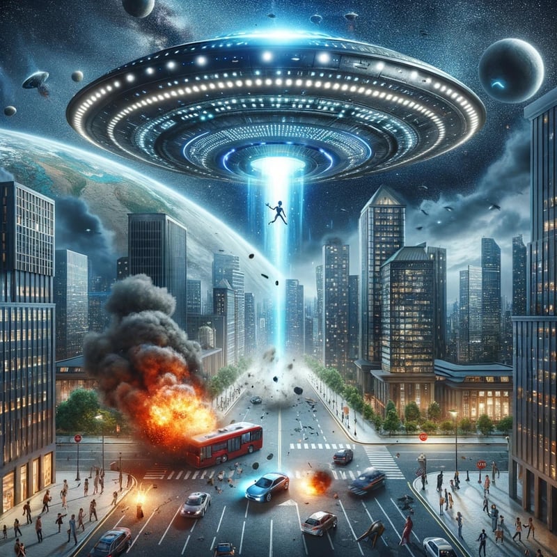 Future Dystopian City
